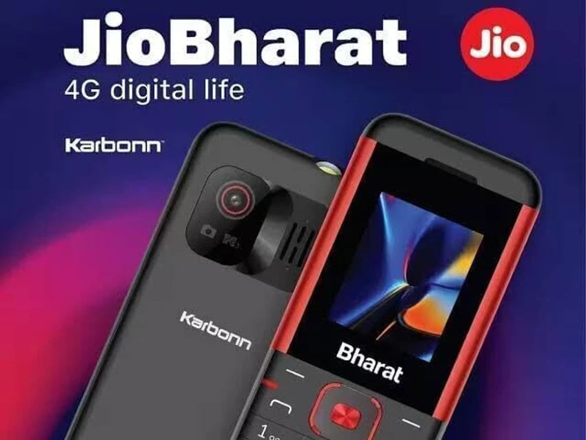JIo Bharat KARBONN K2 4G (Black-Red)